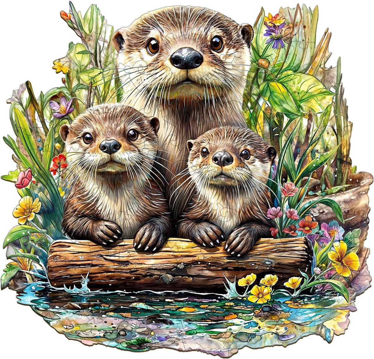 SnelShoppen - Houten Puzzel voor Volwassenen - Uniek Educatief Dierenpuzzel - 670 Stuks - 50,8 x 50,8 cm - Perfect voor Feest en Ontspanning