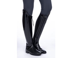 HKM Rijlaarzen Lynette -43-Short-Regular Zwart - Patent leer