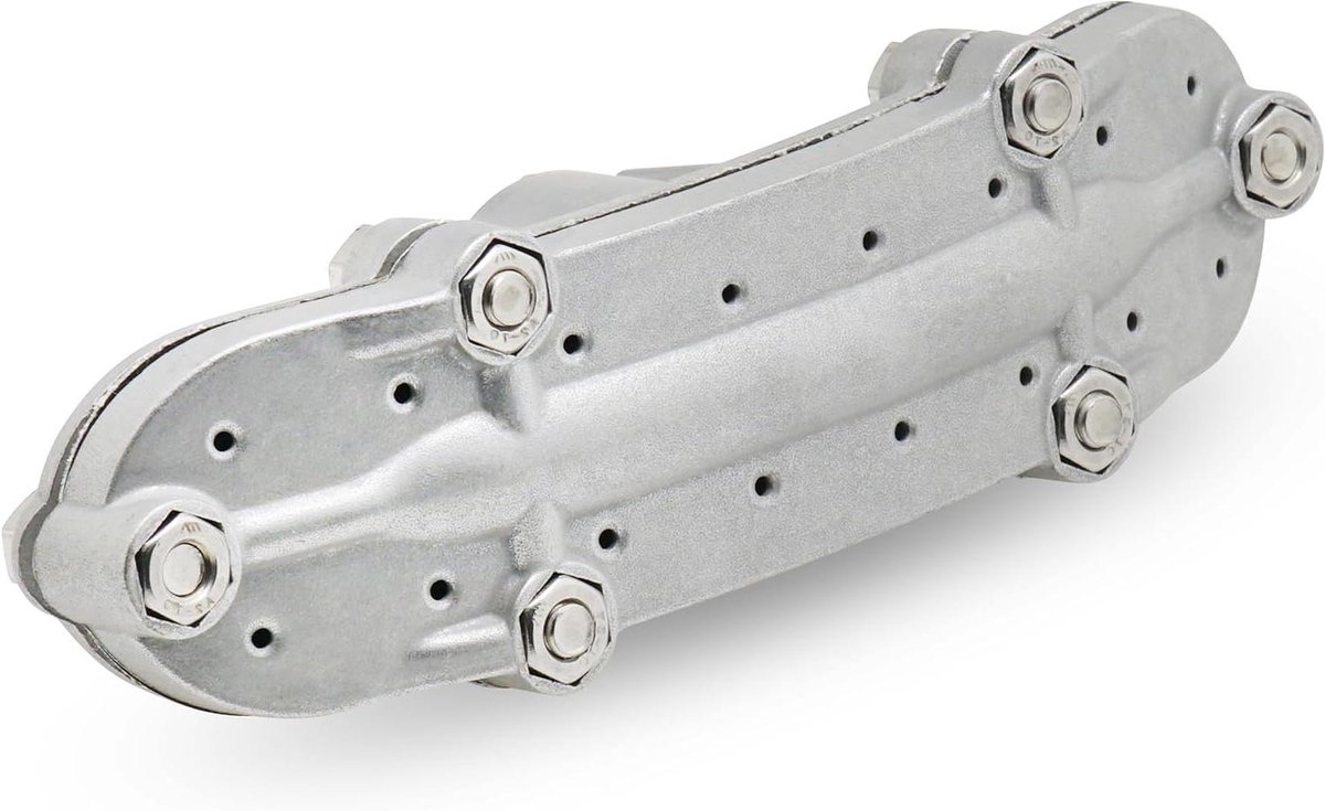 Gietkop Douchekop - Waaiermondstuk Sproeier - Tuin Besproeien - 16 Mondstukgaten - 3/4 Inch Draad - Aluminium