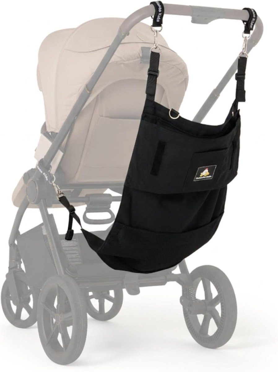 Thijox - MaKaMa Kinderwagenhangmat - Universele Kinderwagen Accessoire - Alternatief voor Buggy Board - Veel Ruimte voor Opstapjes - Geschikt voor Bij