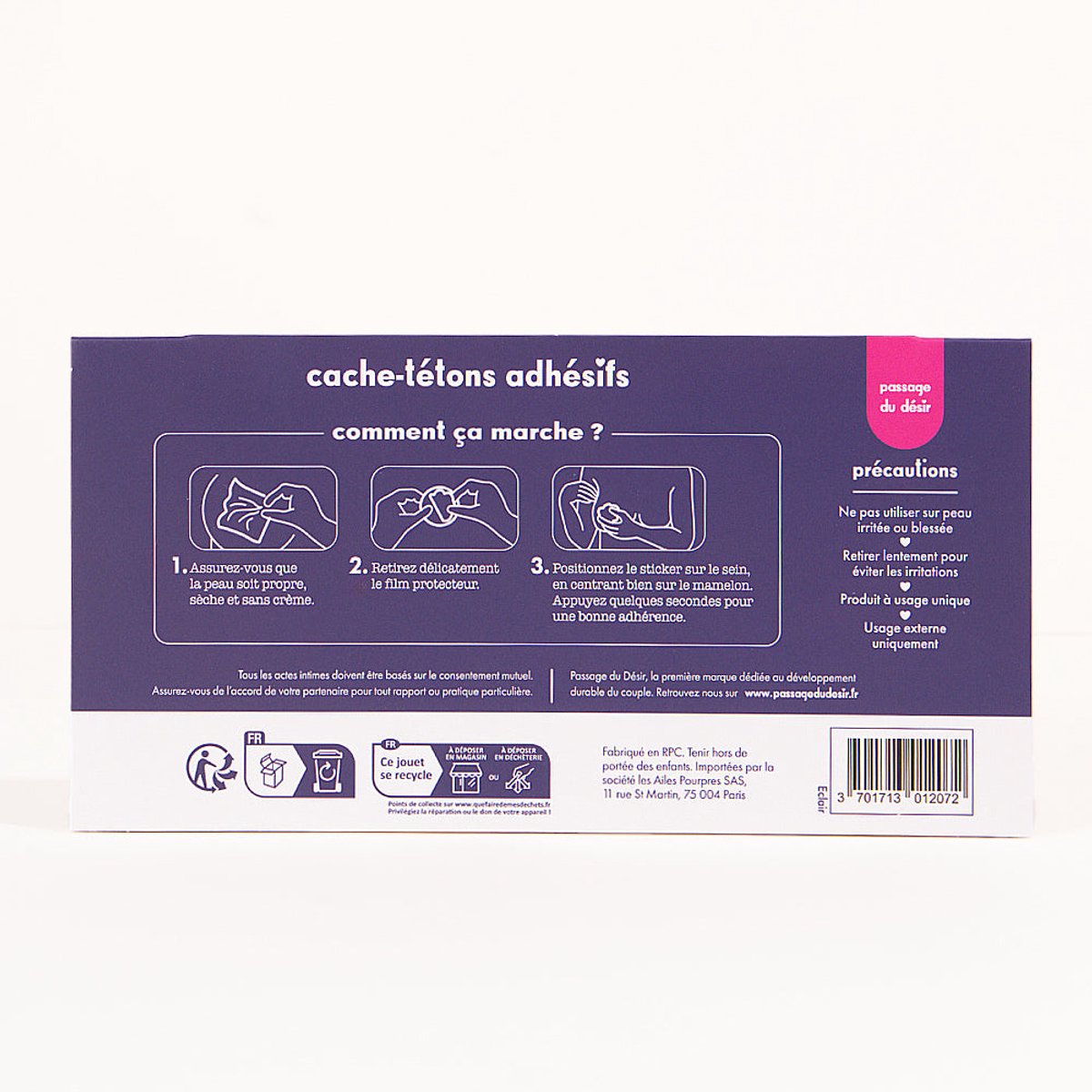 Zelfklevende tepelcovers