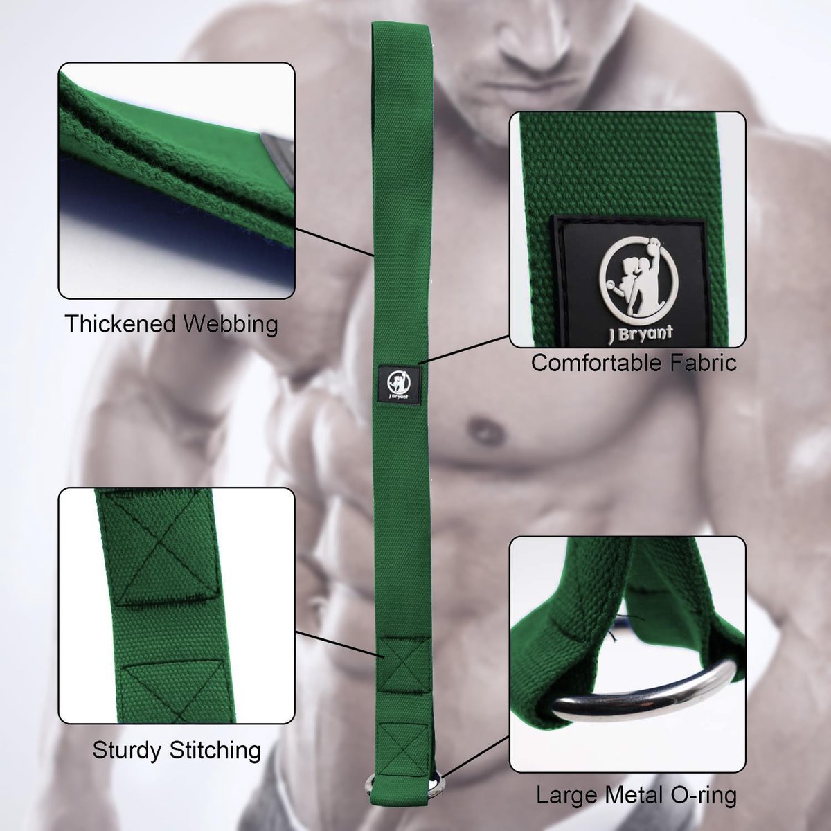 SnelShoppen - Arm Wrestling Training Belt Strap Handle voor Pols, Onderarm & Biceps Workout - Multifunctioneel Thuis Fitnessapparaat - Geschikt voor 1