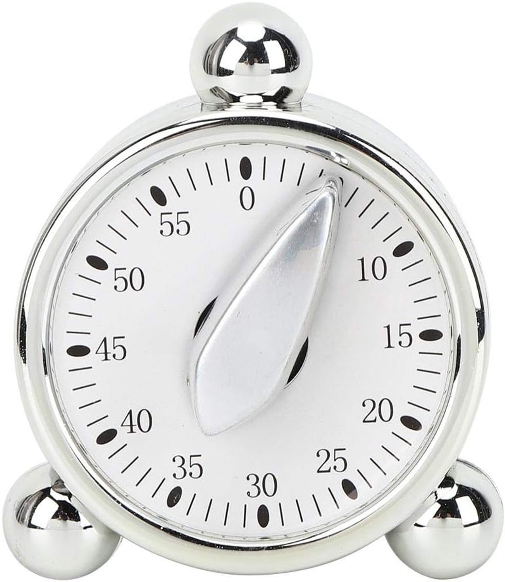 SnelShoppen - Retro Vintage Keukenwekker Mechanische Kookwekker Alarm - Nauwkeurige Countdown Timer voor Thuis, Keuken en Studio - Tijdloze Decoratie