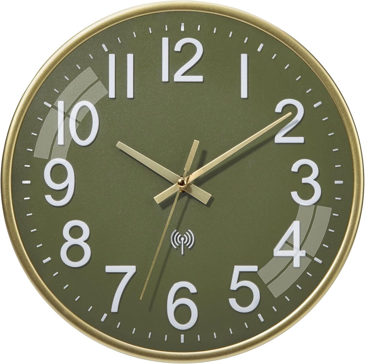 SnelShoppen - Stille Wandklok 30 cm - Quartz Batterij Aangedreven - Grote Muurklok - Eenvoudig af te Lezen - Geschikt voor Keuken, Slaapkamer, Kantoor