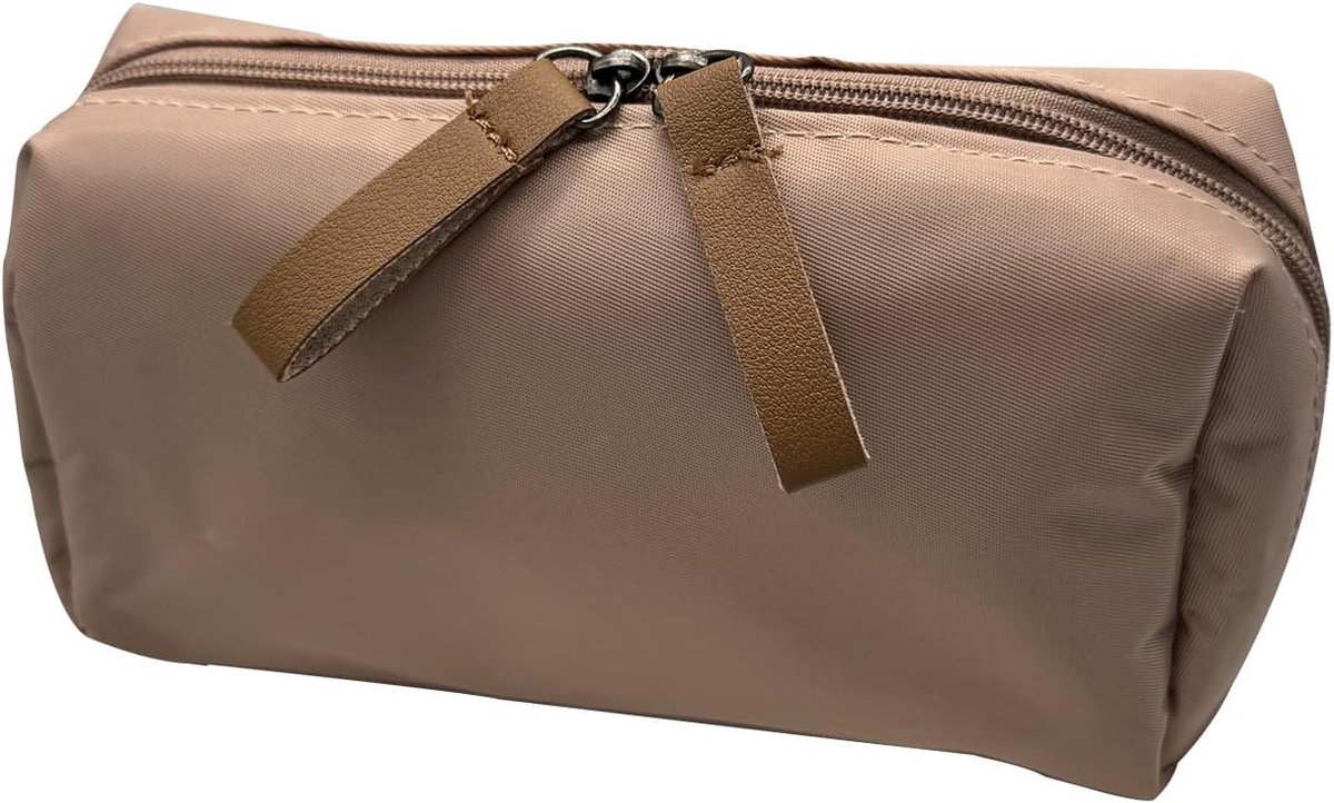 Thijox - Draagbare Cosmeticatas Multifunctionele Kleine Dameshandtas Cosmetica Reistas Kaki - Ideaal voor Reis, Slaapkamer, Sport en Dagelijks Gebruik