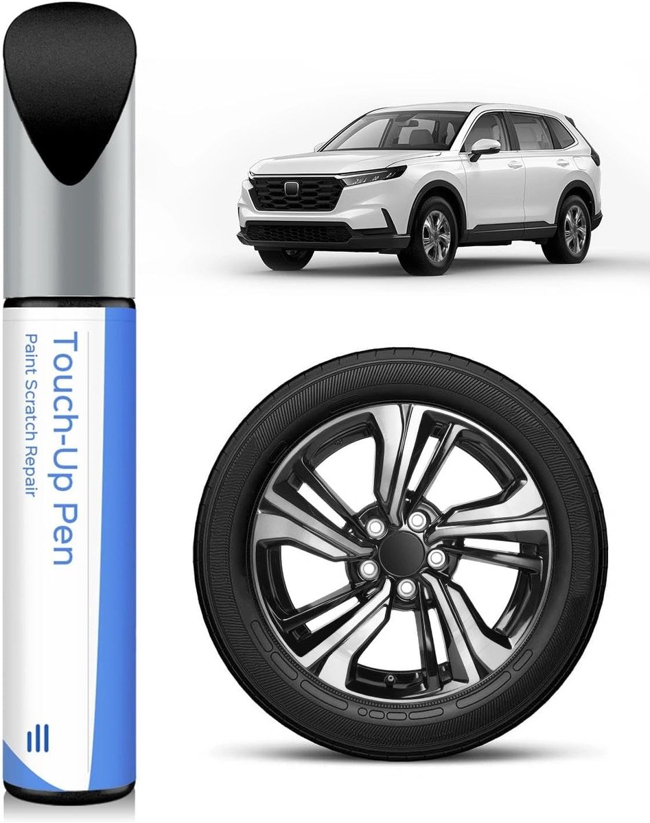 SnelShoppen - Black Machine Hoogglans Zwart Velgen Reparatie Pen - Eenvoudige DIY Herstelset voor Krassen en Schade aan Velgen - Perfect voor Auto's