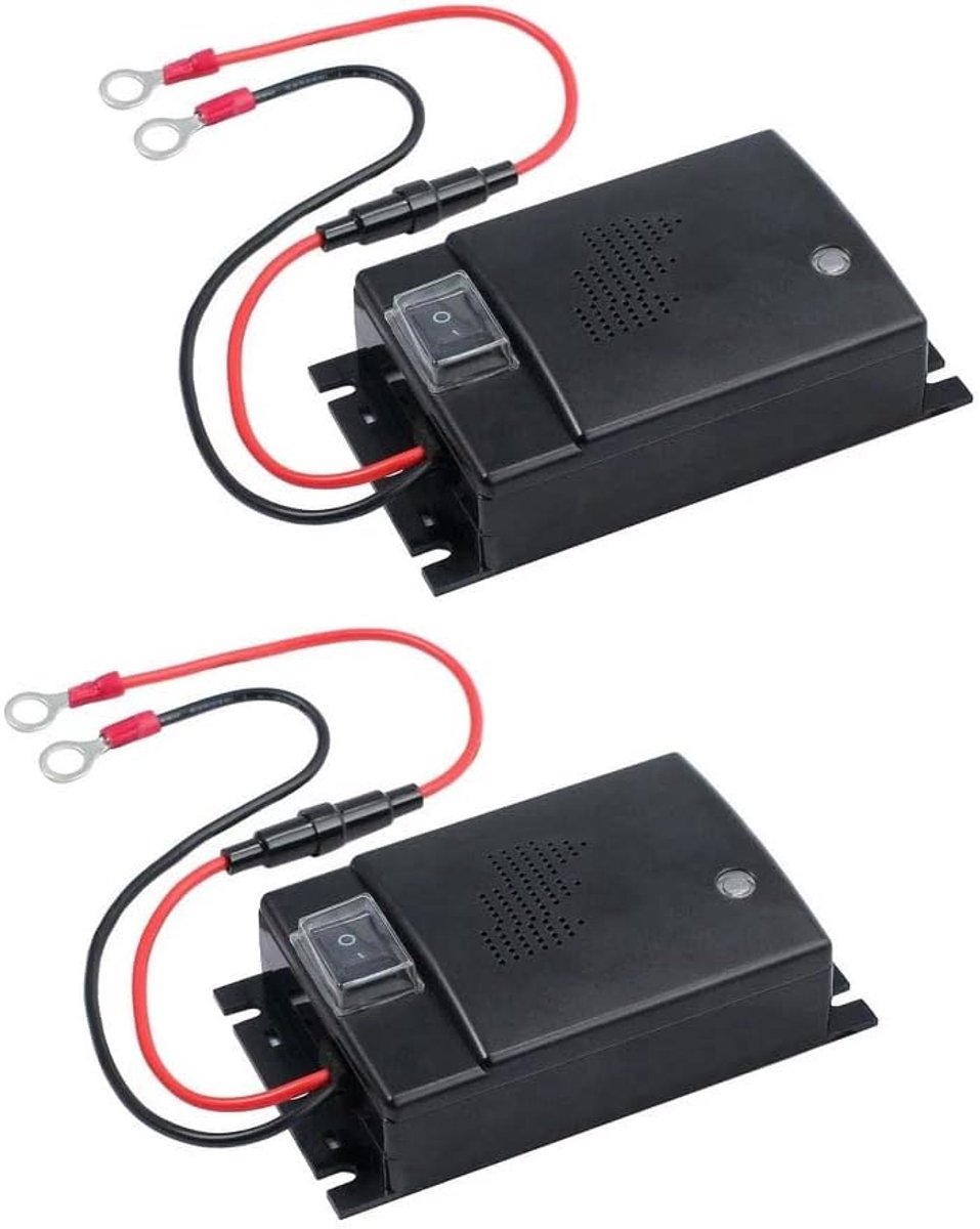 SnelShoppen - 2x Ultrasonic Marten Repellent - Mobiele Dierafschrikker met Batterijen voor Auto, Zolder en Kelder - Effectieve Ongediertebestrijding