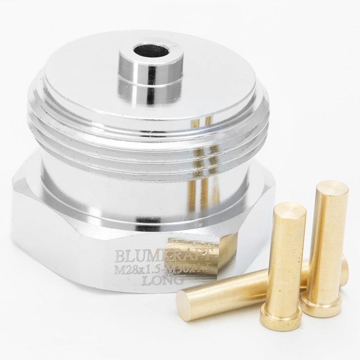 Thijox - Metalen Adapter M28 x 1.5 naar M30 x 1.5 voor Thermostaatkop - Compatibel met SAM, MMA en Remagg Radiatoren - Perfect voor Moderne Verwarming