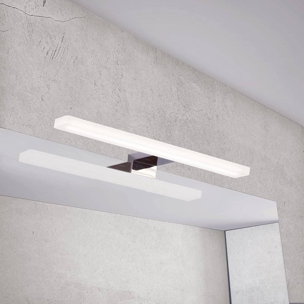 SnelShoppen - Bathroom Mirror Lamp LED 5W 600lm 30cm, Wandlamp voor Badkamer Spiegel, Natuurlijke Witte Verlichting 4000K, IP44 Waterdicht, Ideaal voo