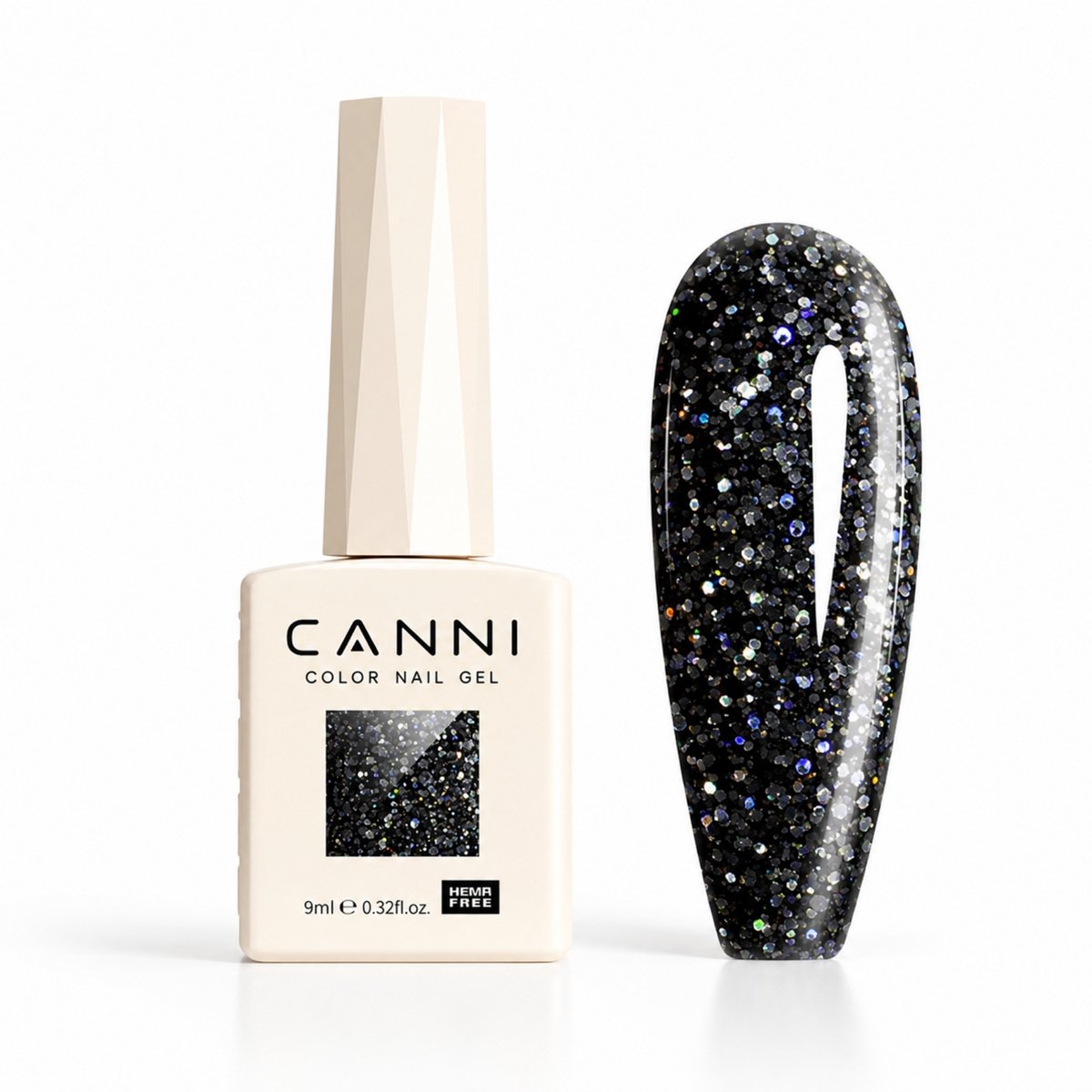 Canni - Glitter gellak - 10 ml - HEMA-vrij - TPO-vrij – Gellak Glitter - Glitters - Pink Gellac - Gellak - Glitter nagellak - Glitter gellak set - Gellak nagellak - Gellak set