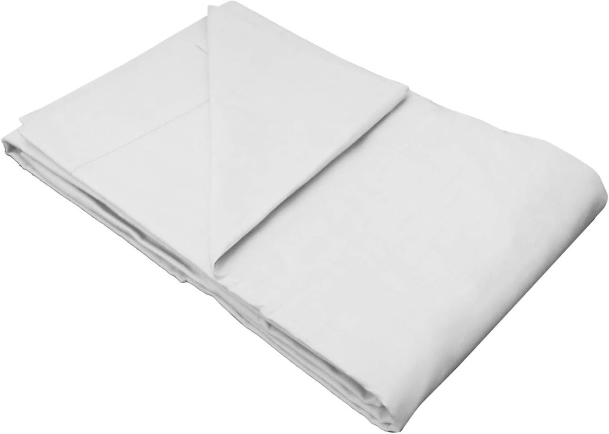 SnelShoppen - Fitted Sheet 180x200cm - Katoenen Hoeslaken Maxi 30cm - Effen Ivory - Ideaal voor Volwassenen en Gastenkamers