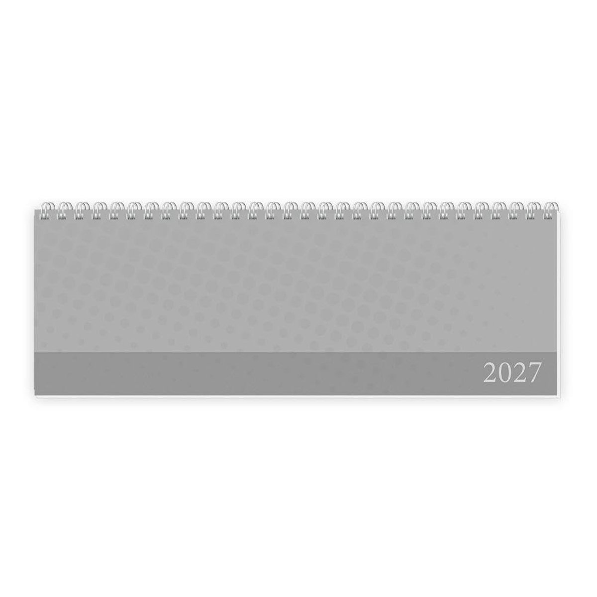 SnelShoppen - Schreibtischquerkalender 2027 - Wandkalender - Weekplanner - Bureau Kalender - Desk Calendar - Ruimte voor Notities - 30x15 cm - Perfect