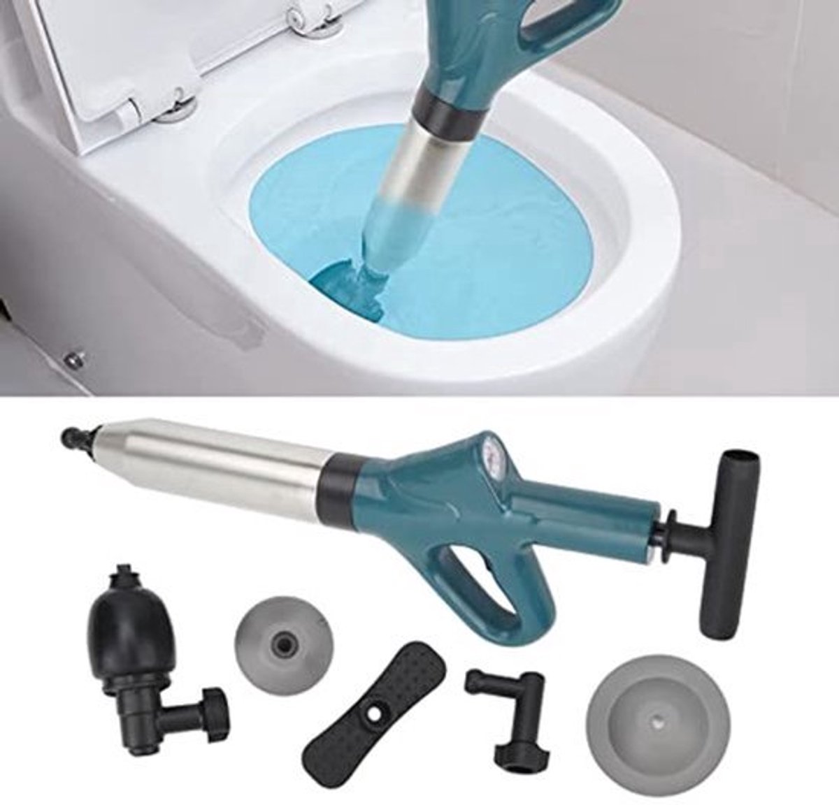 Drain Blaster HLP-2024 - Hoogdruk Ontstopper - RVS, Compact en Lichtgewicht