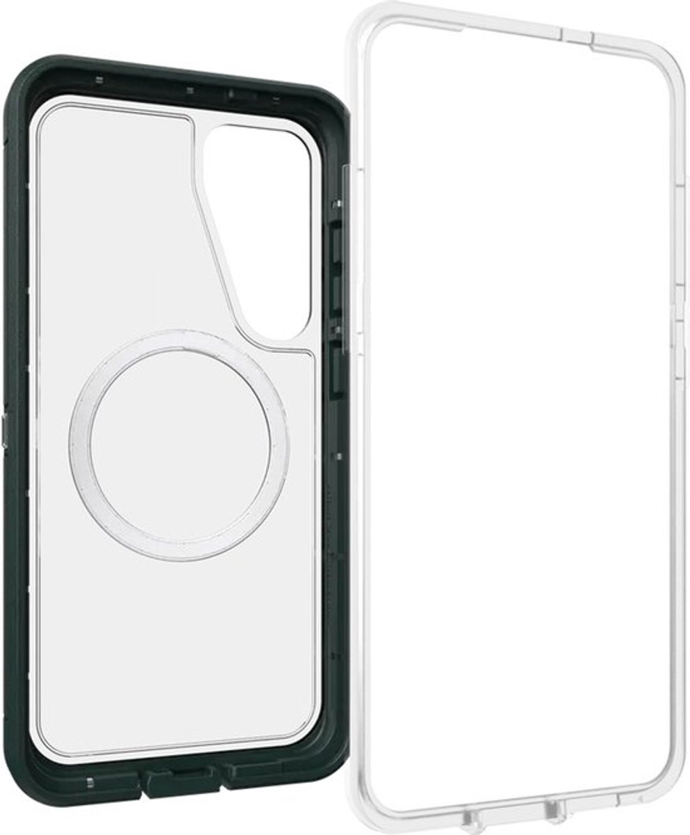 OtterBox Geschikt voor Samsung Galaxy S25 Plus - Defender XT - Hoesje Magnet Cover Groen