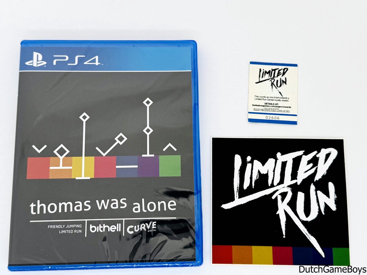 Playstation 4 / PS4 - Limited Run - Thomas Was Alone - New & Sealed