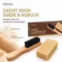 Suede en nubuck schoonmaakset met zachte werking en veilig voor alle suède & nubuck.