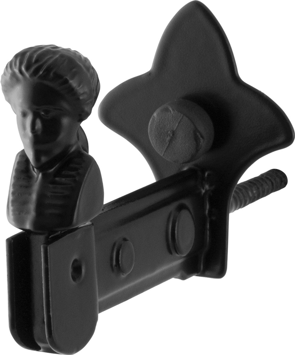 GPF Luikvastzetter max. luikdikte 60mm smeedijzer