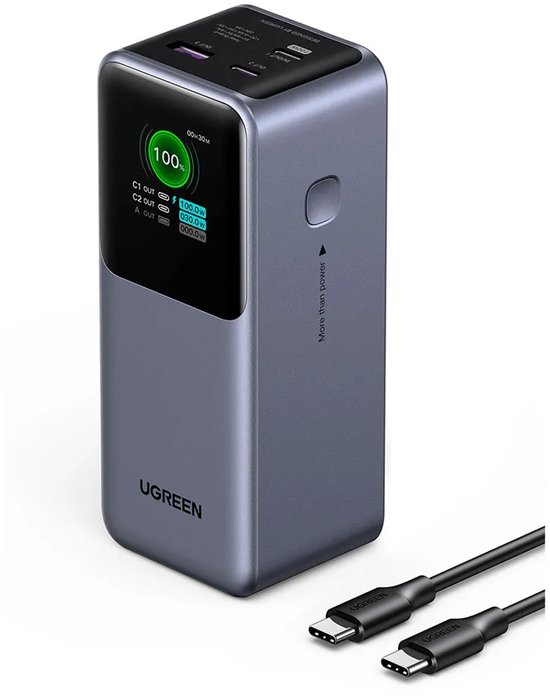 Ugreen Powerbank 20000Mah 2X Usb-C Usb Voor Apple Iphones 12