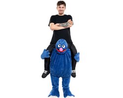 Sesamstraat – Grover Carry Me kostuum - Carnavalskostuum