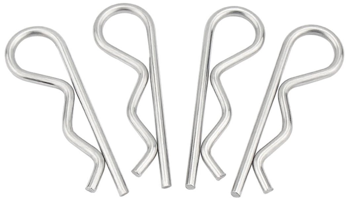 Locking Pins Carbon Steel Split Pin M3.5×75mm - 20 Stuks, Duurzaam en Betrouwbaar voor Bevestiging en Montage
