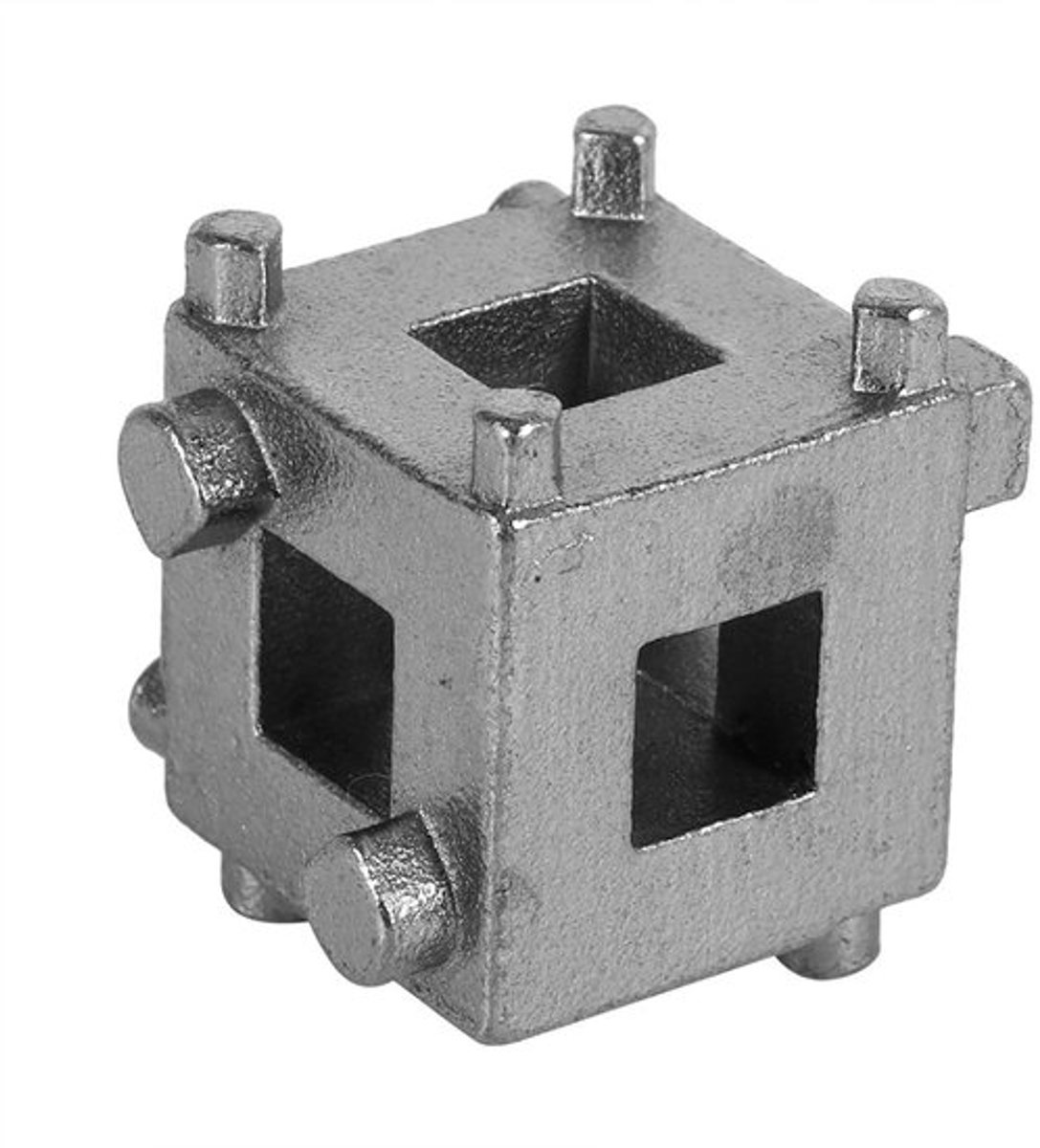 3/8" schijfrem zuigerverdeler gereedschapsverwijderaar, universeel voertuig achteraandrijving schijfrem zuigerverwijderaar remklauw wind terug kubus kalliper adapter zilver Andere wijzigingen