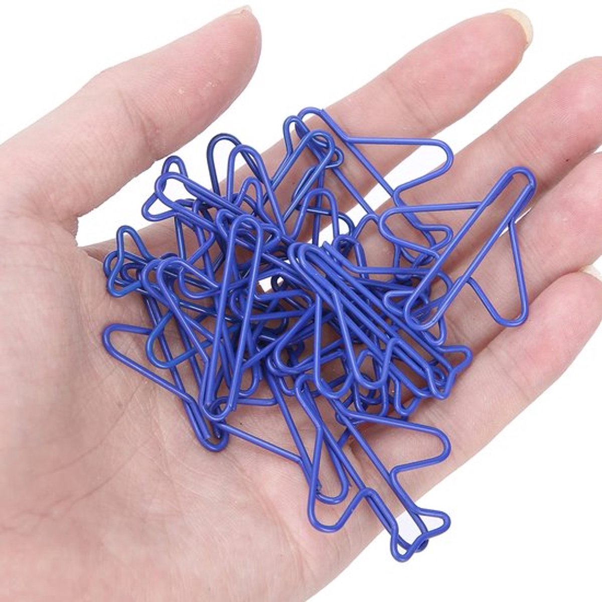 20 stuks mini paperclips, klein formaat, metalen vliegtuig paperclip, schattige notitieclips voor het maken van bladwijzers, bestandsorganisatie, kantoorbenodigdheden en schoolbenodigdheden.