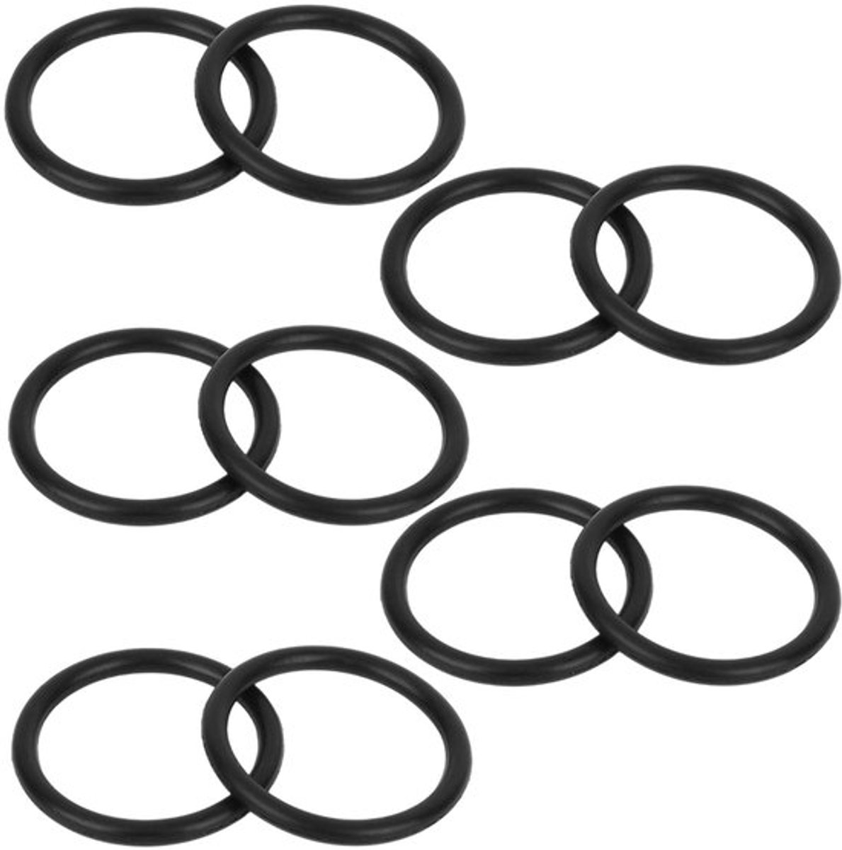 10 Stuks Pomppakkingen voor Intex 1-1/4" Zwembadslangaansluiting, Rubber O-Ringen voor Zwembadpompslang Geschikt met 330 530 1000 GPH Filterpompen