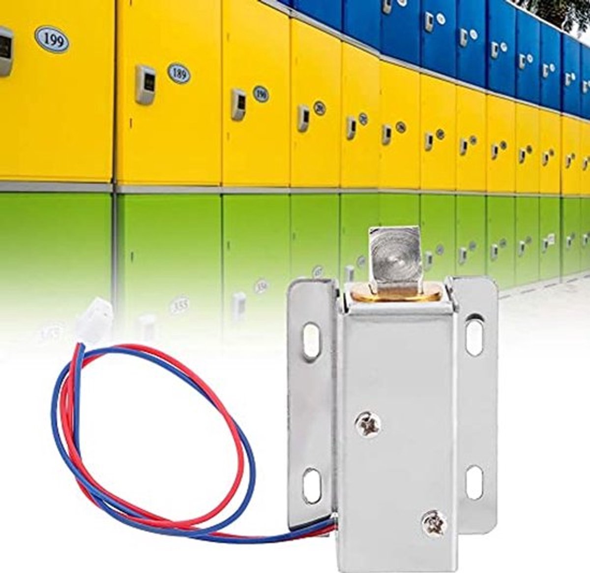 Elektrische Magnetische Deurslot, Miniatuur Elektromagnetisch Slot Elektrische Controle Slot voor Kast Lade Doos, DC 12V