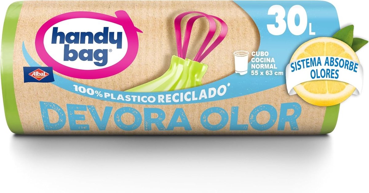 Vuilniszakken - Gerecycled Kunststof - Lekvrij - Geurabsorberend - Voor de Keuken