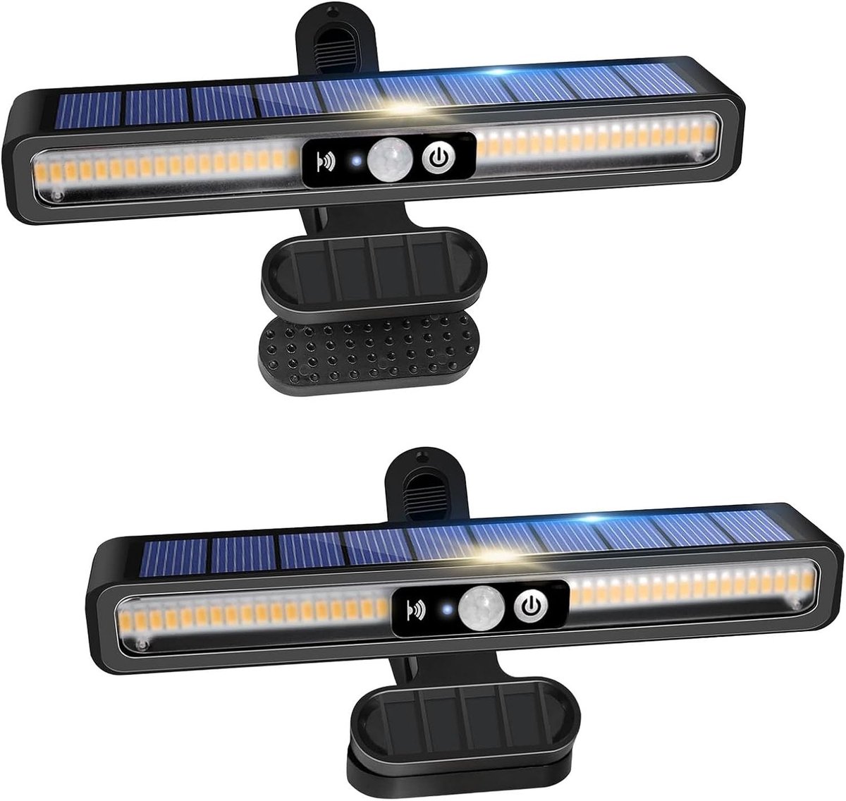 Zonnelampen voor buiten - Kunststof - Heldere LED-verlichting - Bewegingsmelder - Voor Tuin en Terras