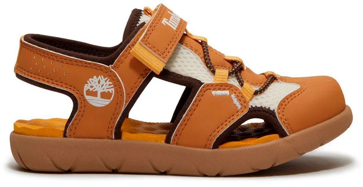 Timberland Perkins Row Fisherman Mesh Sandalen Voor Peuters Kinderen Wheat