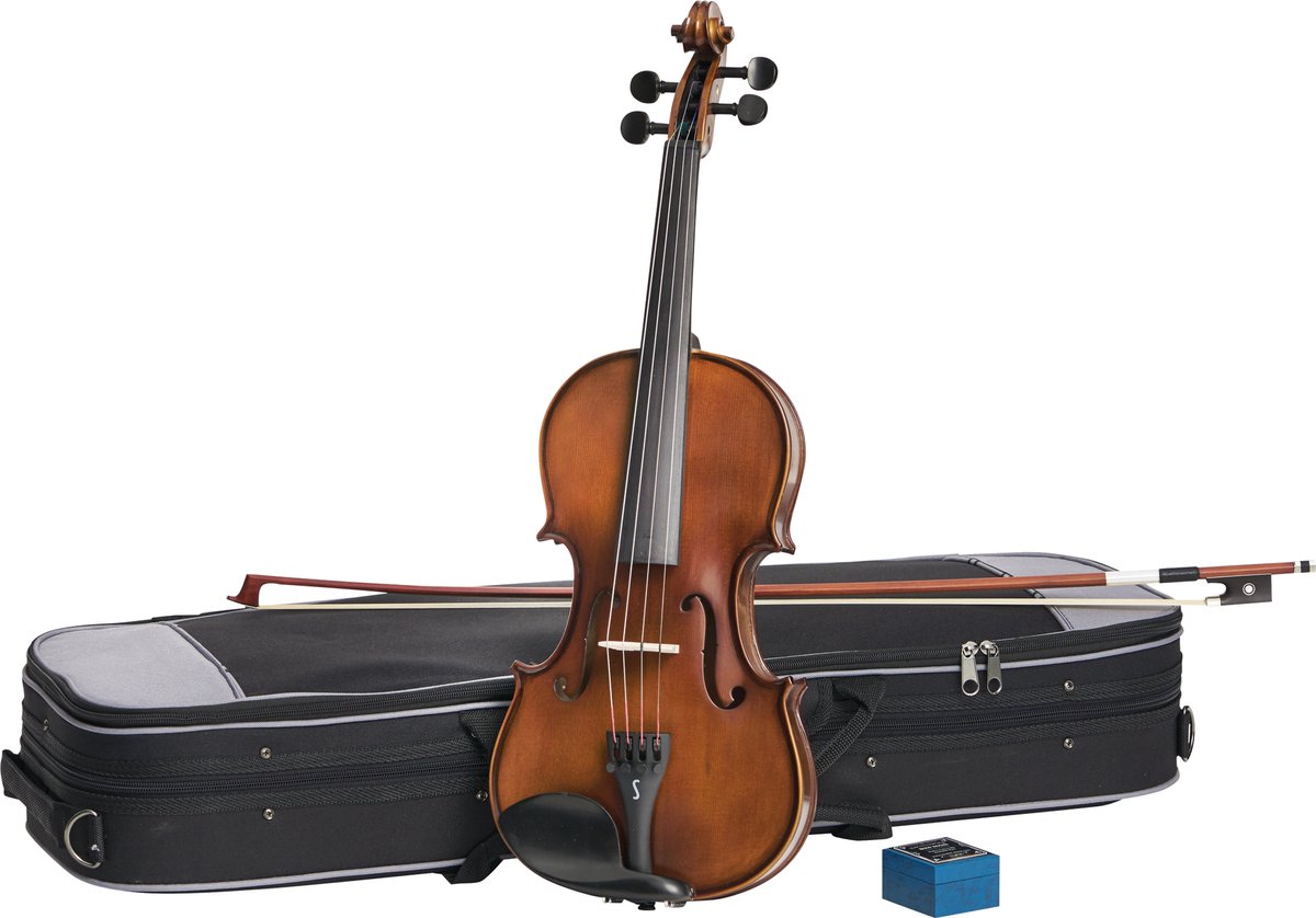 Stentor SR1542F vioolset 1/4 Graduate – handafgewerkt, massief esdoorn & spar, incl. strijkstok en luxe koffer