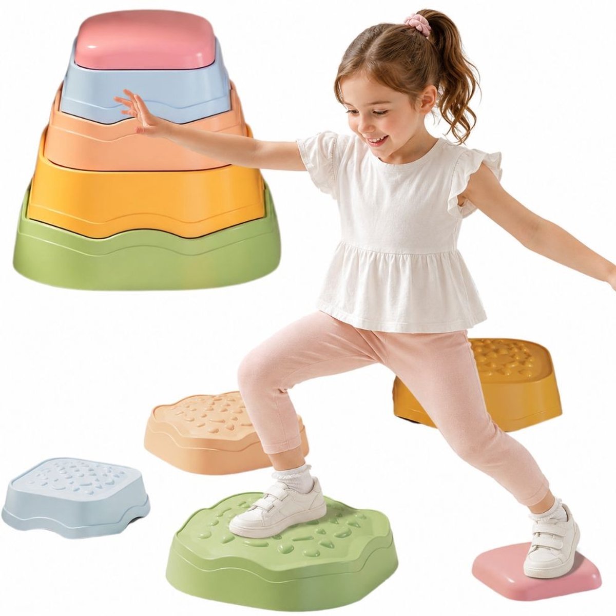 Woopie Sensorische Balanceerstenen 5 St.