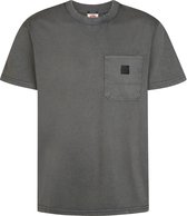 Petrol Industries - Heren T-shirt met borstzakje vaughn - Groen - Maat XXL