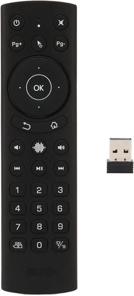 Draadloze Bluetooth Stemafstandsbediening met Verlichting voor TV, Projector en Computer - Ondersteunt Infrarood Leren en 2.4G Verbinding