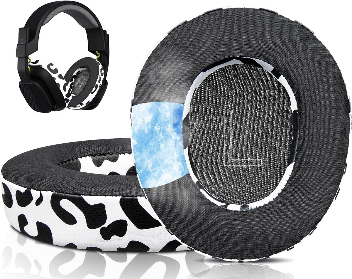 Vervangende Oorkussens voor Astro A10 Gen 2 Bedrade Headset, Koel Gel, Comfortabele Geluidsisolatie en Duurzaam IJszijde Stof
