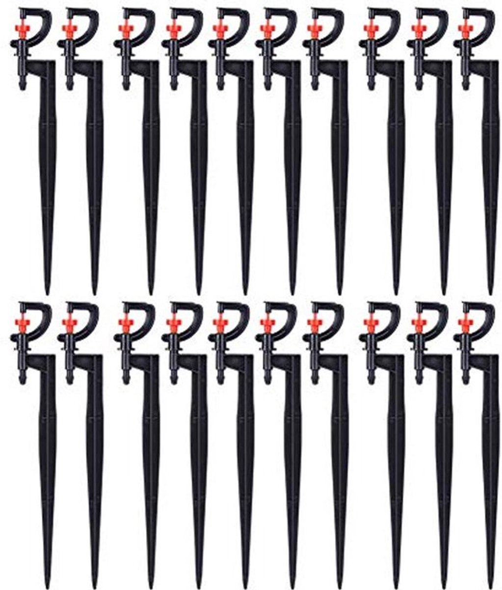 20 stuks G ‑ Type 360 Graden Rotatie Sprinkler Sprinkler Spraykop Accessoire voor Tuin Gazon