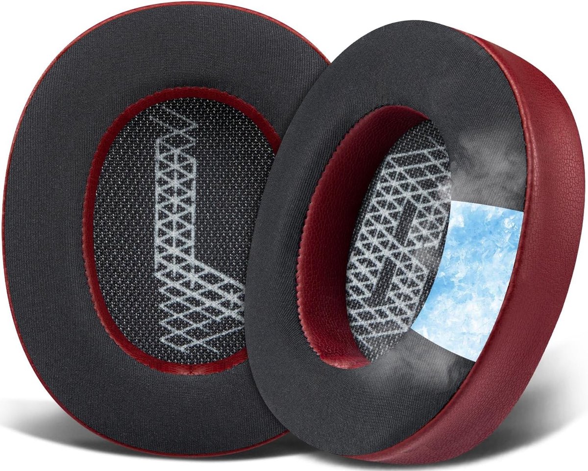 Vervangende Koel Gel Oorkussens voor Over-Ear Draadloze Hoofdtelefoons, Geluidsisolerende Earpads voor Comfort en Ondersteuning