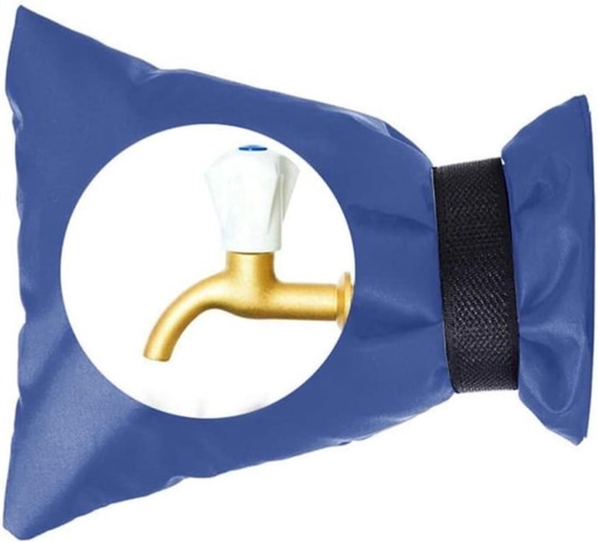 Tuin Tap Cover - Tap Cosy 15 * 21 cm voor Buiten - Vorstbeschermer voor Outdoor Tap - Blauw