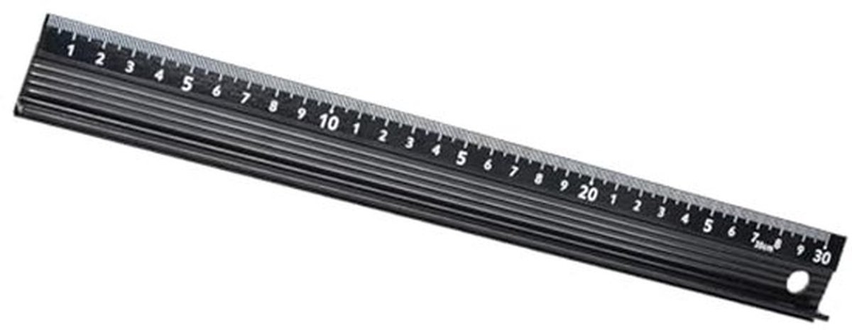 L-Type Snijlijst Metalen Meetgereedschap 30cm Antislip Aluminium