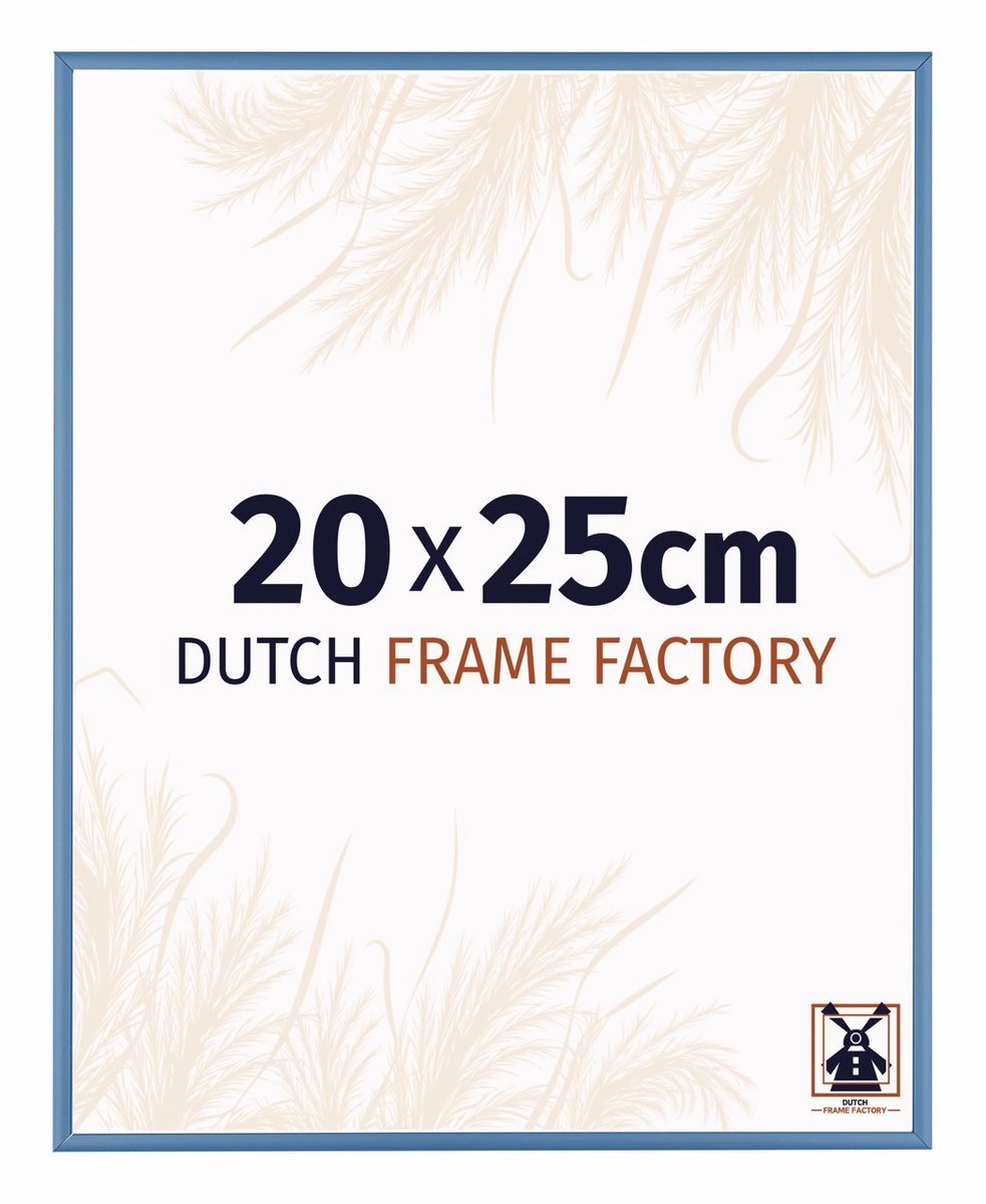 Fotolijst 20x25 cm - Aluminium - Staal Blauw - Kampen