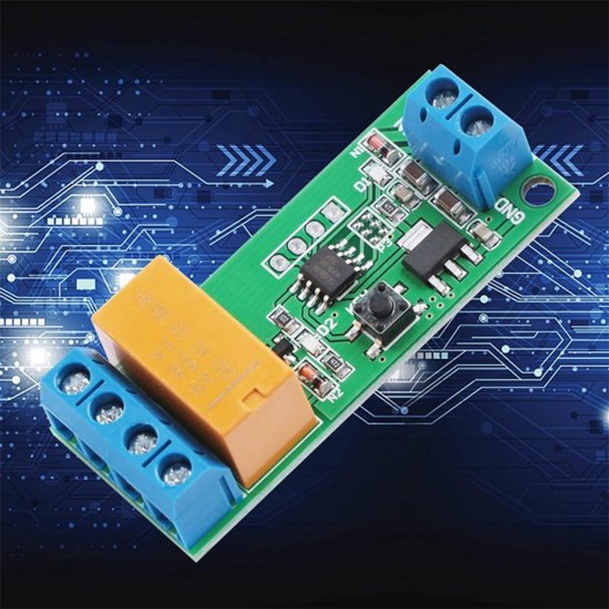Omgekeerde Polariteit Tijdschakelaar 12v Motor - Relais DC 5/6/9/12V - Module .
