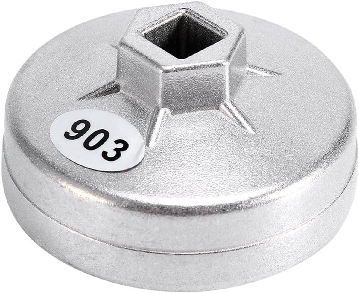 Oliefilter Sleutel 74mm 14 Fluit Aluminium Oliefilter Verwijder Tool voor Auto Onderhoud en Reparatie