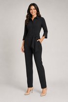 Mi Piace Travel Jumpsuit Dames - Met Ceintuur - Zwart - Maat L/40 - 202033