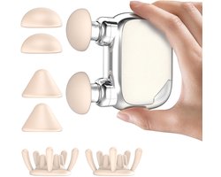 zurabini - Massage Gun – Mini Spiermassage Apparaat met Borstelloze Motor – Draagbare Percussie Massageapparaat met 4 Massagekoppen en 3 Snelheden – Diepe Weefselmassage voor Nek, Rug, Benen en Sportherstel