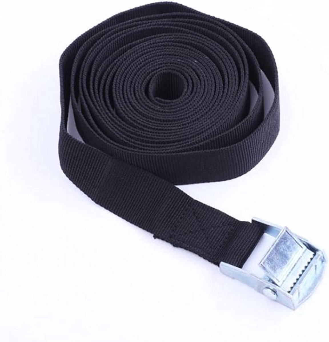 2.5 CM x 1.5 M Verstelbare Sjorren Riemen Ratchet Webbing Trailer Tie Down Bandjes met Klemslot