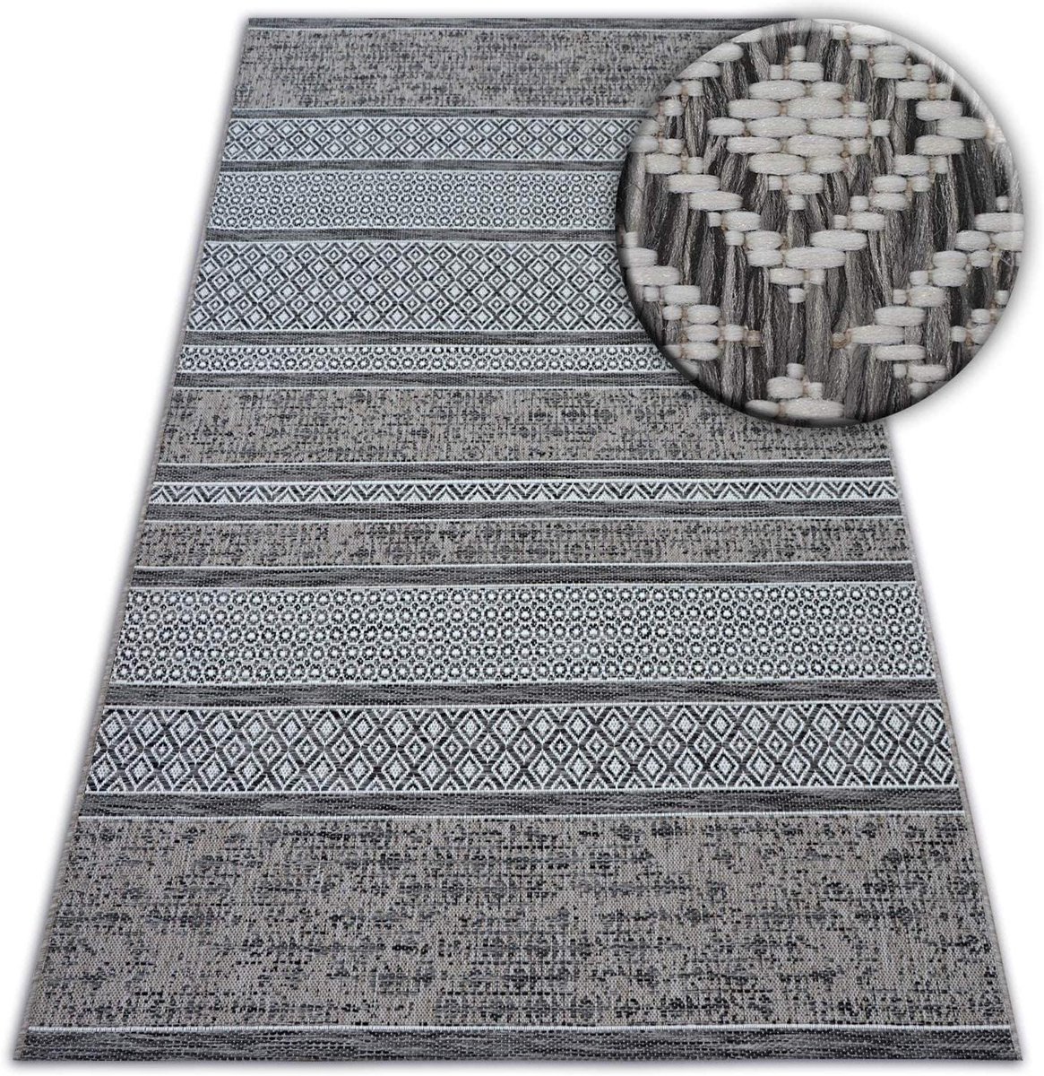 Sisal vloerkleed - Loft design - Woonkamer aankleden - Vloerverwarming geschikt - 140x200 
