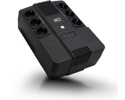 ACT UPS Noodstroom 600VA/360W – 6x stopcontact- Line Interactive – AC2300