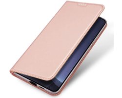 Dux Ducis - Telefoon Hoesje geschikt voor Samsung Galaxy S25 - Skin Pro - Book Case - Roze