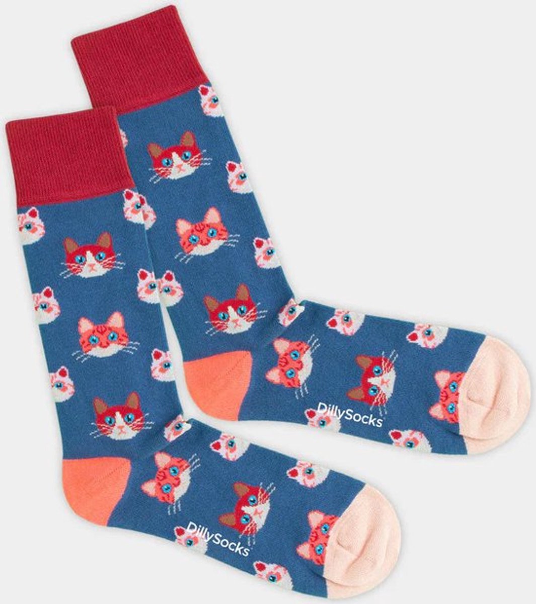 DillySocks Sky Kitten Sock - maat 36-40